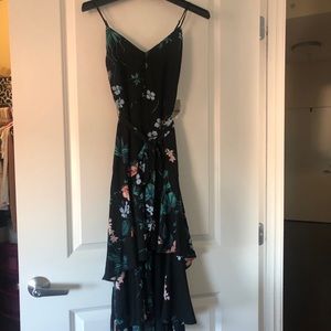 00P high low floral banana republic dress - Petite